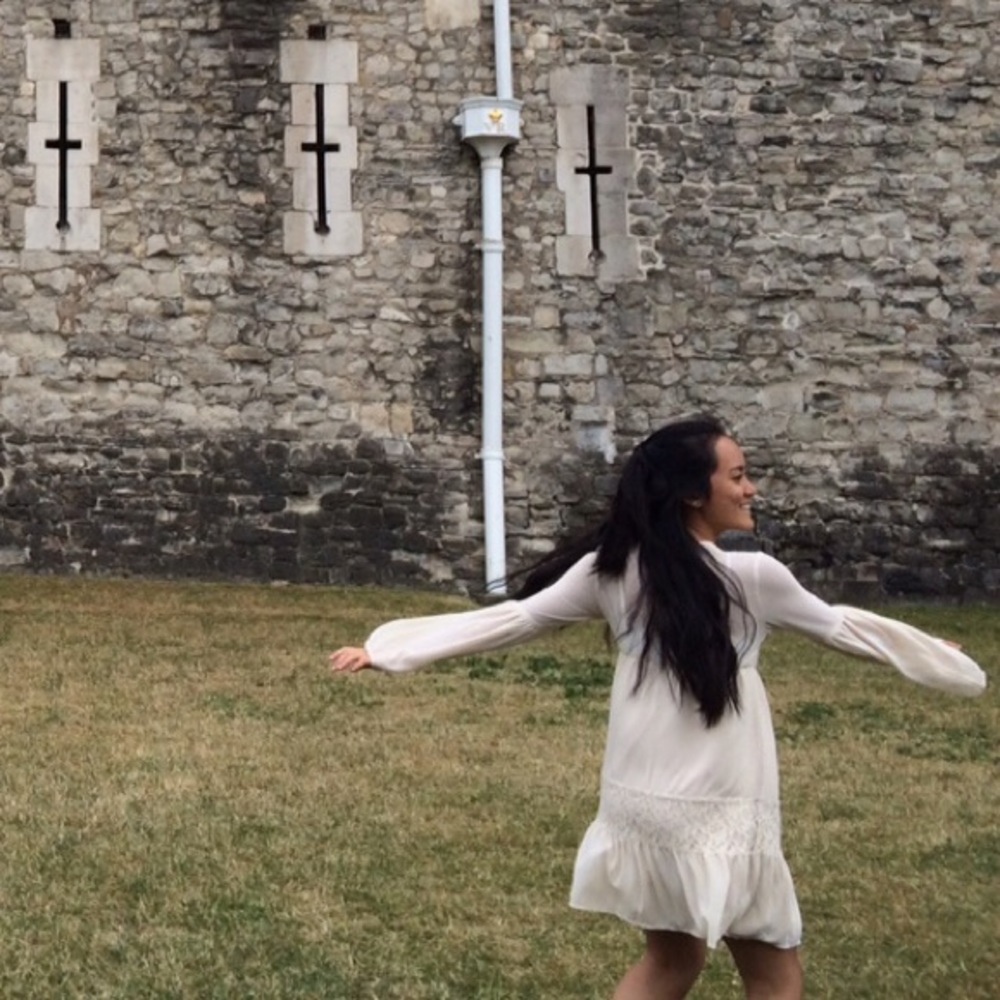 Boho style long sleeve dress